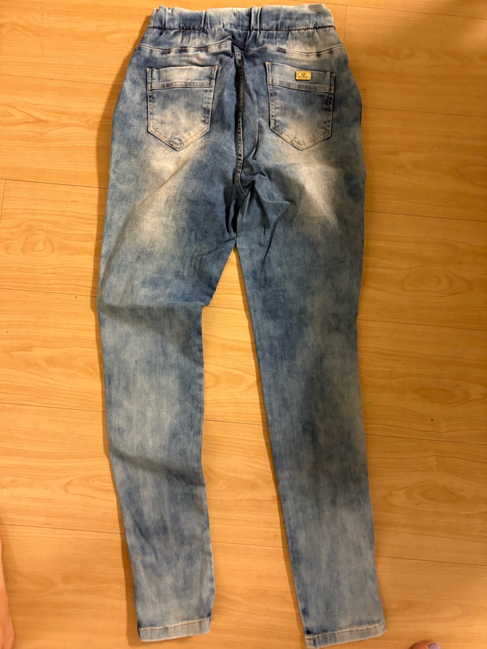 Men's Skinny Light Blue Washed Jeans